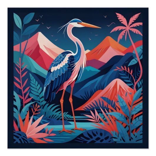 neon rand reiger poster (Voorkant)