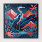 neon rand reiger puzzel (Verticaal)