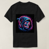 Neon Reaper Glow - Skull T-shirt (Design voorkant)