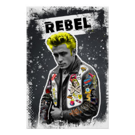 Neon Rebel Collage Perfect Poster