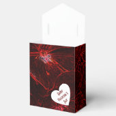 Neon Red Violas Bedankdoosjes (Geopend)