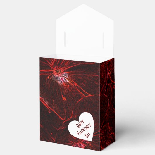 Neon Red Violas Bedankdoosjes (Geopend)