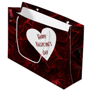Neon Red Violas Groot Cadeauzakje