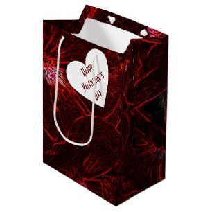 Neon Red Violas Medium Cadeauzakje