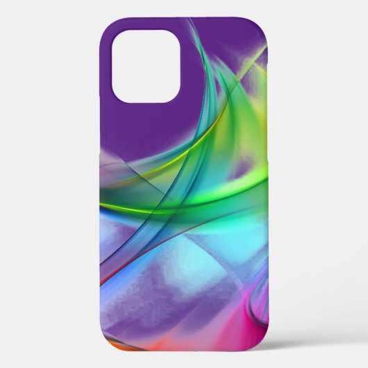 Neon Regenboog Abstract Ontwerp Case-Mate iPhone H Case (Achterkant)