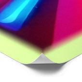 Neon Regenboog Gateway Poster (Hoek)