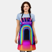 Neon Regenboog Gateway Schort (Gedragen)