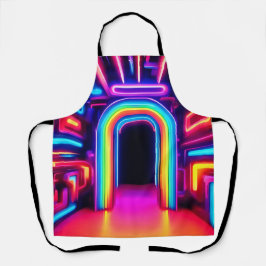 Neon Regenboog Gateway Schort