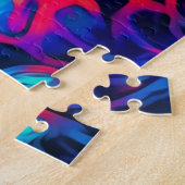 Neon Regenboog Puzzel (Zijkant)
