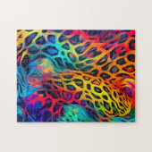 Neon Regenboog Puzzel (Horizontaal)