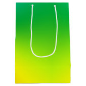 Neon Regenboog Spectrum Abstract Medium Cadeauzakje (Achterkant)