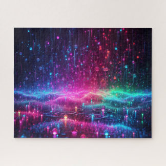 Neon Regendruppels Legpuzzel