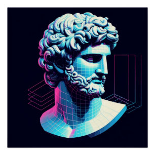 Neon Renaissance Perfect Poster