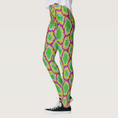 Neon Reptiel Print Leggings (Links)