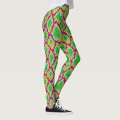 Neon Reptiel Print Leggings (Rechts)