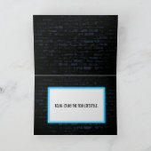 Neon Retirement Marquee op brrick-kaart Kaart (Binnen)