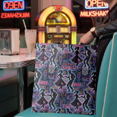 Neon Retro 1950s Rock-'n-Roll Diner Tote Bag