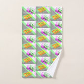 Neon Retro-Cassettebandjes Bad Handdoek (Handdoek)