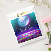 Neon Retro Disco Party Dance Nacht Verjaardag Bedankzakje (Gezegeld)