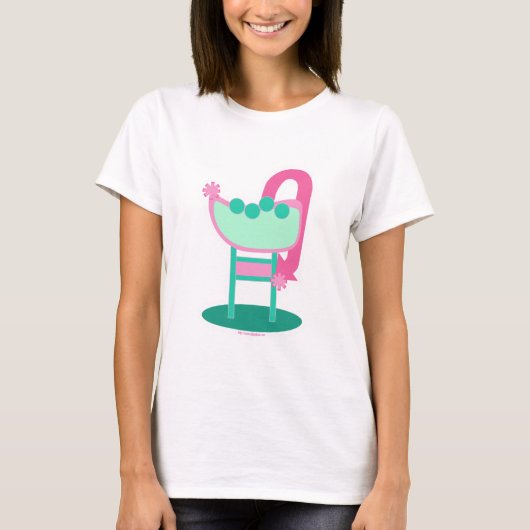 Neon Retro Fifties Sign Diner Art T-shirt (Voorkant)