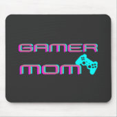 Neon Retro Gamer Moeder Muismat (Voorkant)