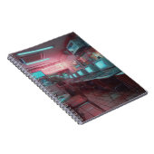 Neon Retro Internet Café Notitieboek (Rechterzijde)