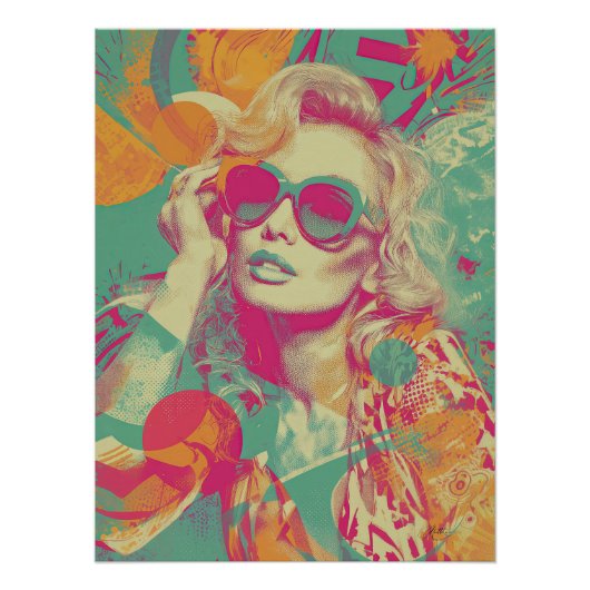 Neon Retro Muse Perfect Poster (Voorkant)