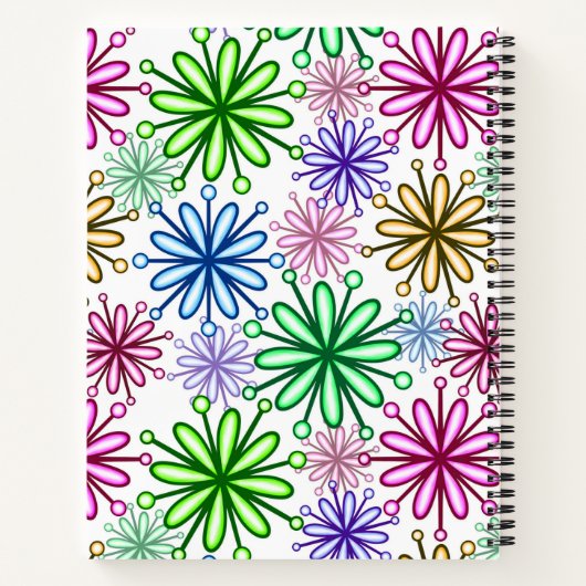 Neon Retro Notitieboek (Achterkant)