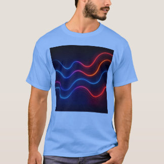 Neon Retro Wave Pattern jongen T-shirt