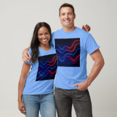 Neon Retro Wave Pattern jongen T-shirt (Unisex)
