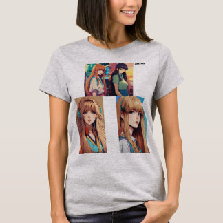 **Neon Reverie: 80s Anime Aesthetic T-shirt