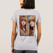 **Neon Reverie: 80s Anime Aesthetic T-shirt (Achterkant)