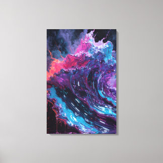 Neon Reverie Canvas Afdruk
