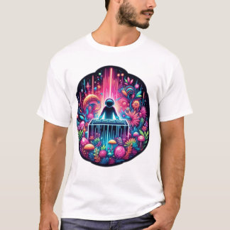 Neon Rhythm: Oerwoud Beat T-shirt