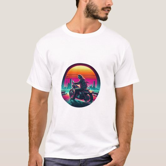 Neon Rider T-shirt (Voorkant)