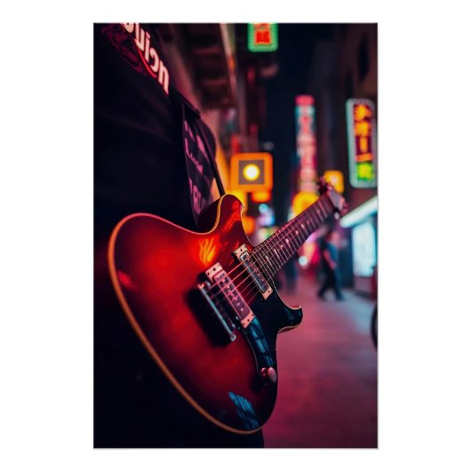 Neon Ritme Perfect Poster (Voorkant)