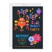 Neon ROBOT PARTIJ Kinderen van Birthday jongens Me