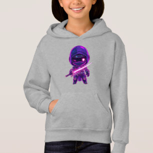 Neon Robotic Ninja - Schattigee Cyberpunk-stijl pe