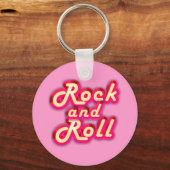 Neon Rock en Roll Sleutelhanger (Voorkant)