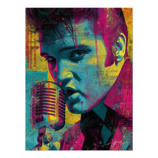 Neon Rock Legend Perfect Poster (Voorkant)