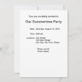 Neon Rock Singer Kaart (Achterkant)