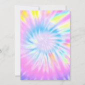 Neon Roller-schaats Verjaardagsuitnodiging Kaart (Achterkant)