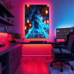 Neon Ronin - De geest van de cybernetische samoera Poster