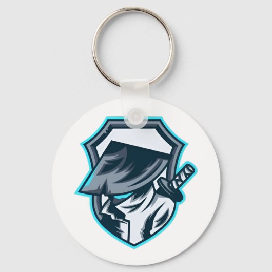 Neon Ronin: Shadow Blade Crest Sleutelhanger (Voorkant)