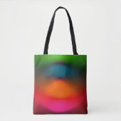 Neon rood, roze, Sinaasappel, groen all-over print Tote Bag (Voorkant)