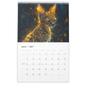 Neon Roofdieren – Kalender met Grote Katachtigen (Mar 2027)