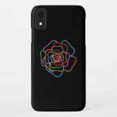 Neon Roos Case-Mate iPhone Case (Achterkant)