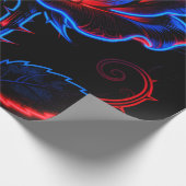 Neon Roos Inpakpapier (Hoek)