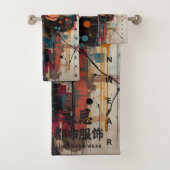 NEON ROSE BAD HANDDOEK (Insitu)