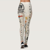 NEON ROSE LEGGINGS (Achterkant)